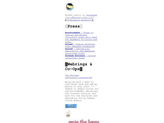 links screenshot
