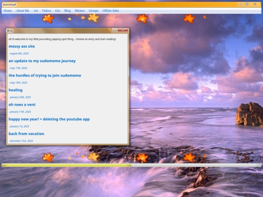 blog screenshot