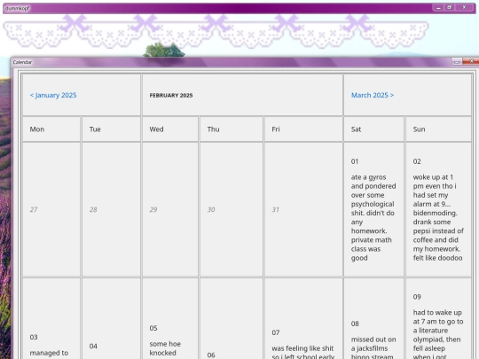 calendars/feb2025 screenshot