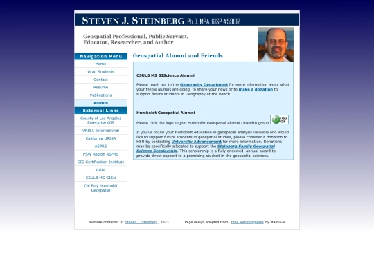 alumni screenshot