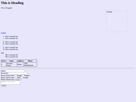 index screenshot