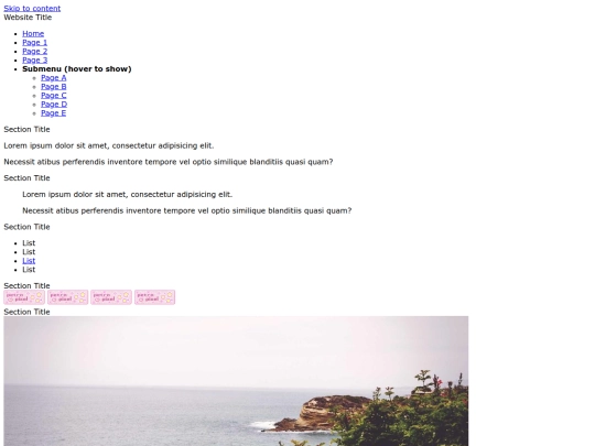 index screenshot
