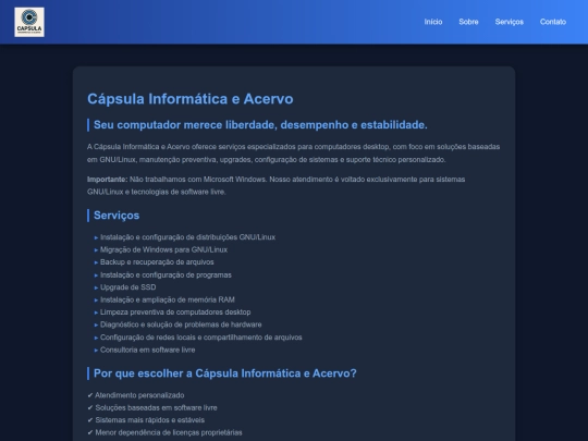 index screenshot