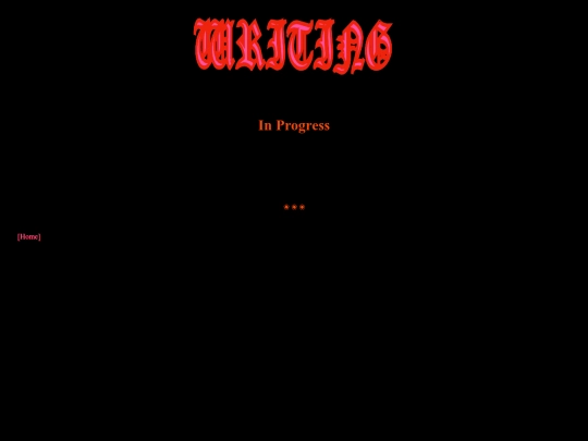 Writing screenshot
