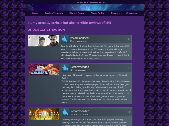 reviews screenshot
