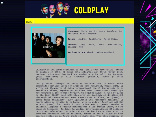 Sitio_Coldplay/Biografia_Coldplay screenshot