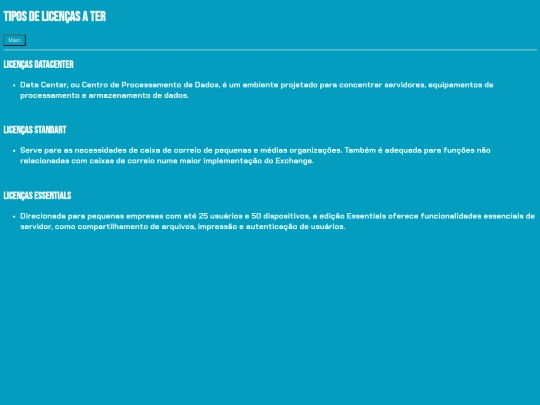 licencas screenshot