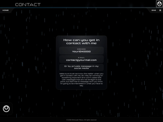 Pages/contact screenshot