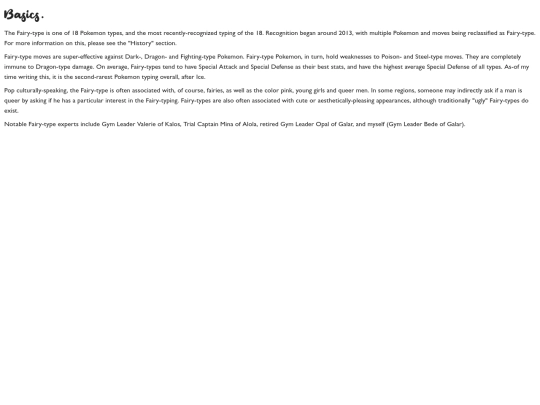 page/basics screenshot