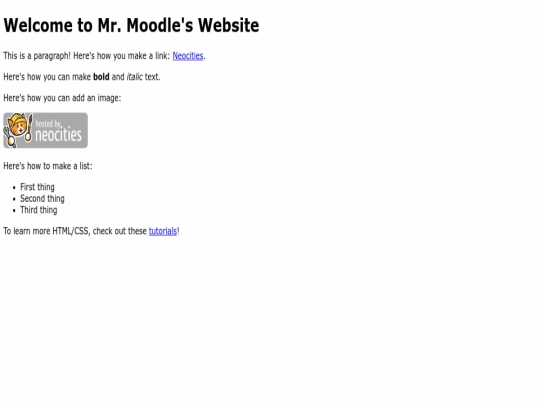 index screenshot