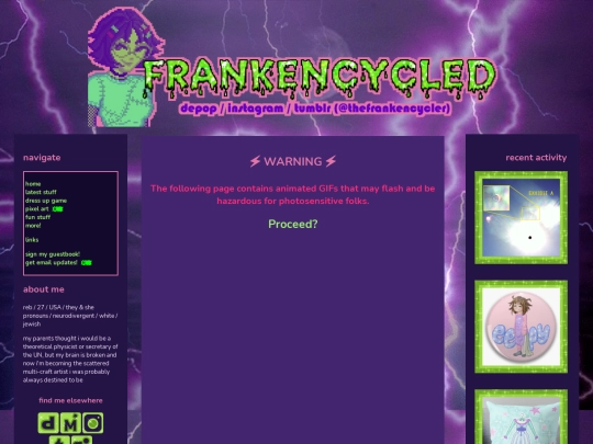 krovshrinewarning screenshot