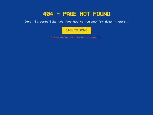 not_found screenshot
