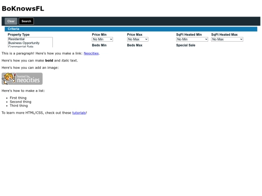index screenshot