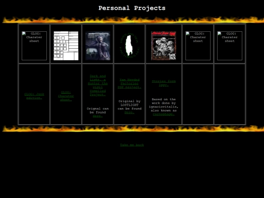 projects screenshot