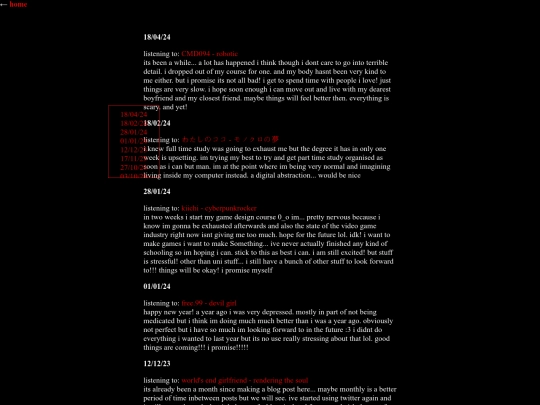 weblog screenshot