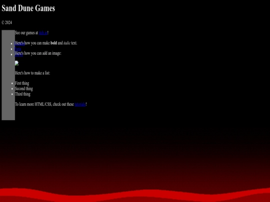 index screenshot