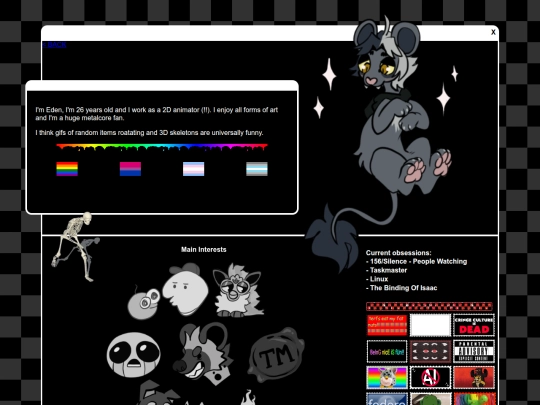 aboutme screenshot
