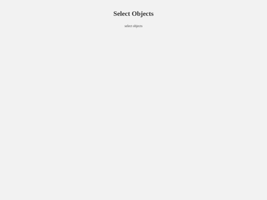 selectobjects screenshot