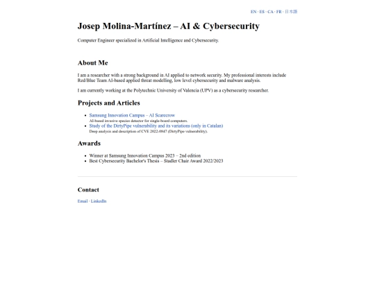 index screenshot