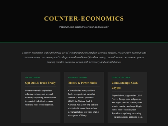 counter-economics screenshot