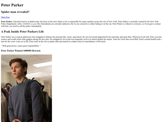 Newshub stuff/Skyler_Sheppard's_Peter_Parker_article screenshot