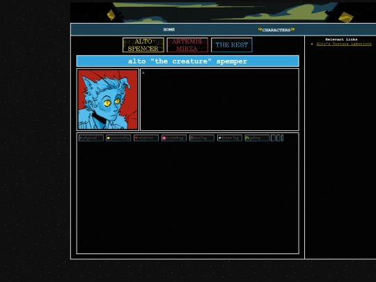 characters screenshot