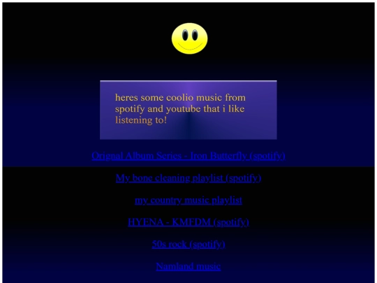 music-page screenshot