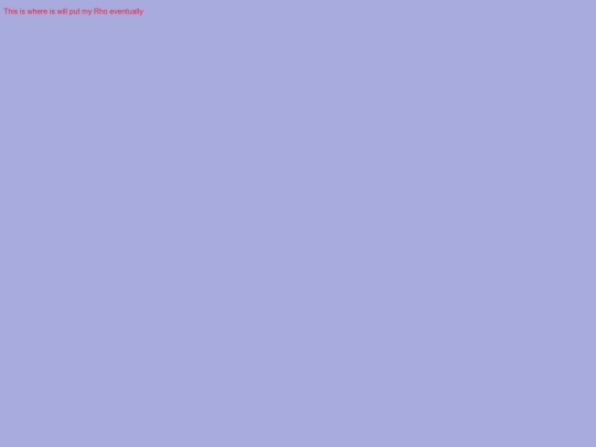 Rho screenshot