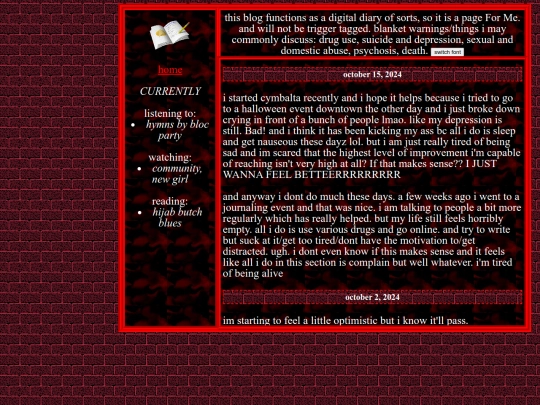 blog screenshot
