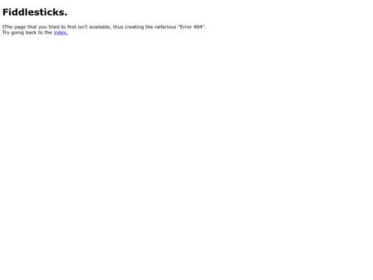 not_found screenshot