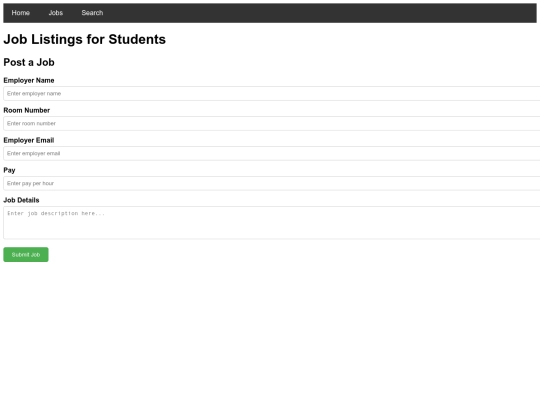 job_listing screenshot
