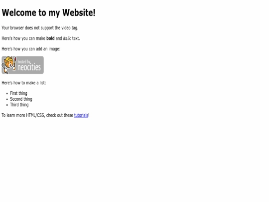 index screenshot