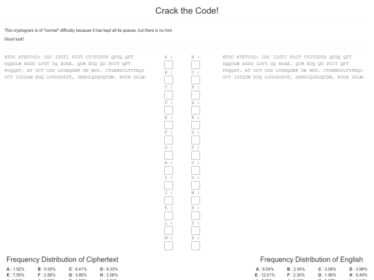 cryptograms screenshot