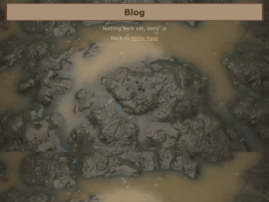 Blog screenshot