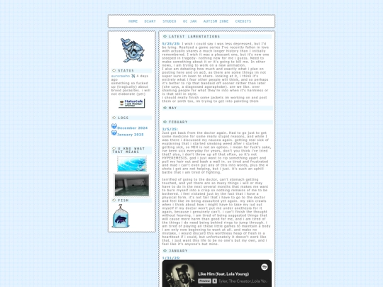 diary screenshot