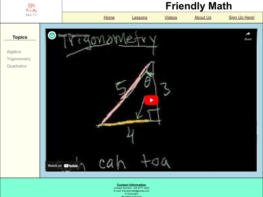 CA1/trigonometry screenshot