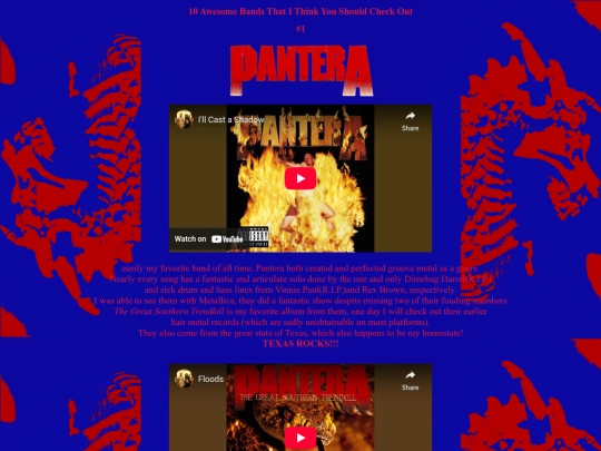 Bands screenshot