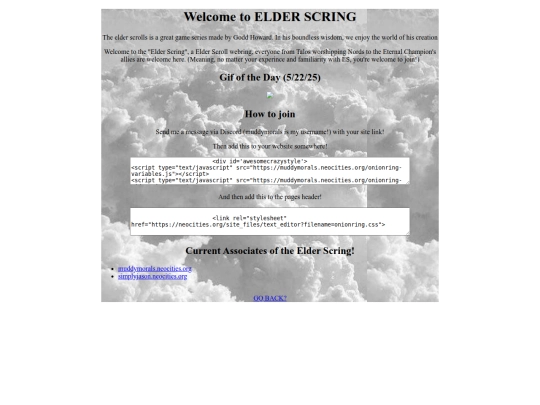 webring screenshot