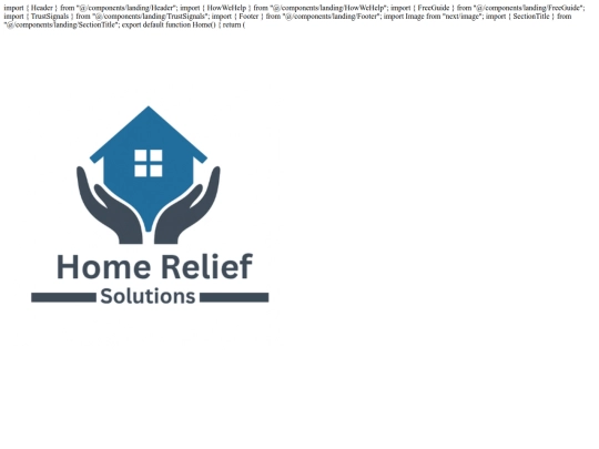 Home Relif Solutions/HRS/HRS screenshot