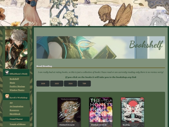 bookshelf screenshot