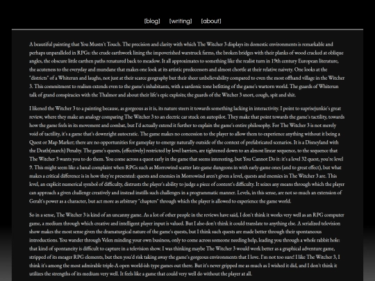 posts/2024-07-13-Witcher-3-Review screenshot