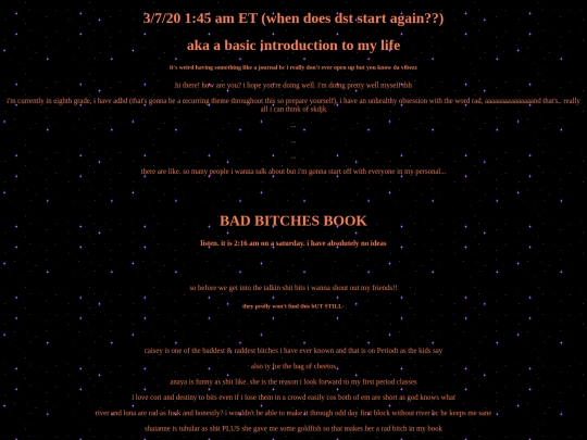 journal screenshot