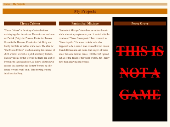 myprojects screenshot