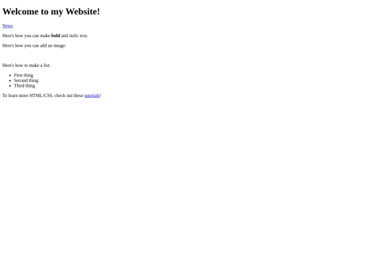 index screenshot