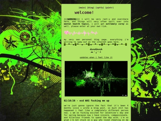 mikeblog screenshot