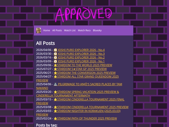 info/all_posts screenshot