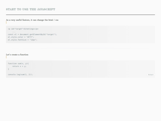 Other-Pages/Blog/Learning/Archive/IV/ComputerScience/ProgrammingLanguages/Web/JavaScript/intro/StartUseJS screenshot