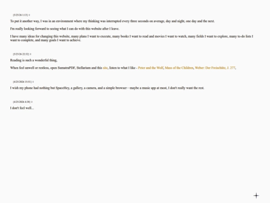 Other-Pages/Writing/Archive/Diary/Common screenshot
