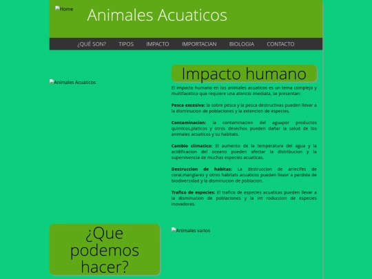 especies screenshot