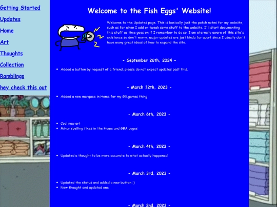 updates screenshot